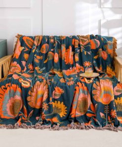 Manta de cama boho Hopstar - 100% algodón impreso