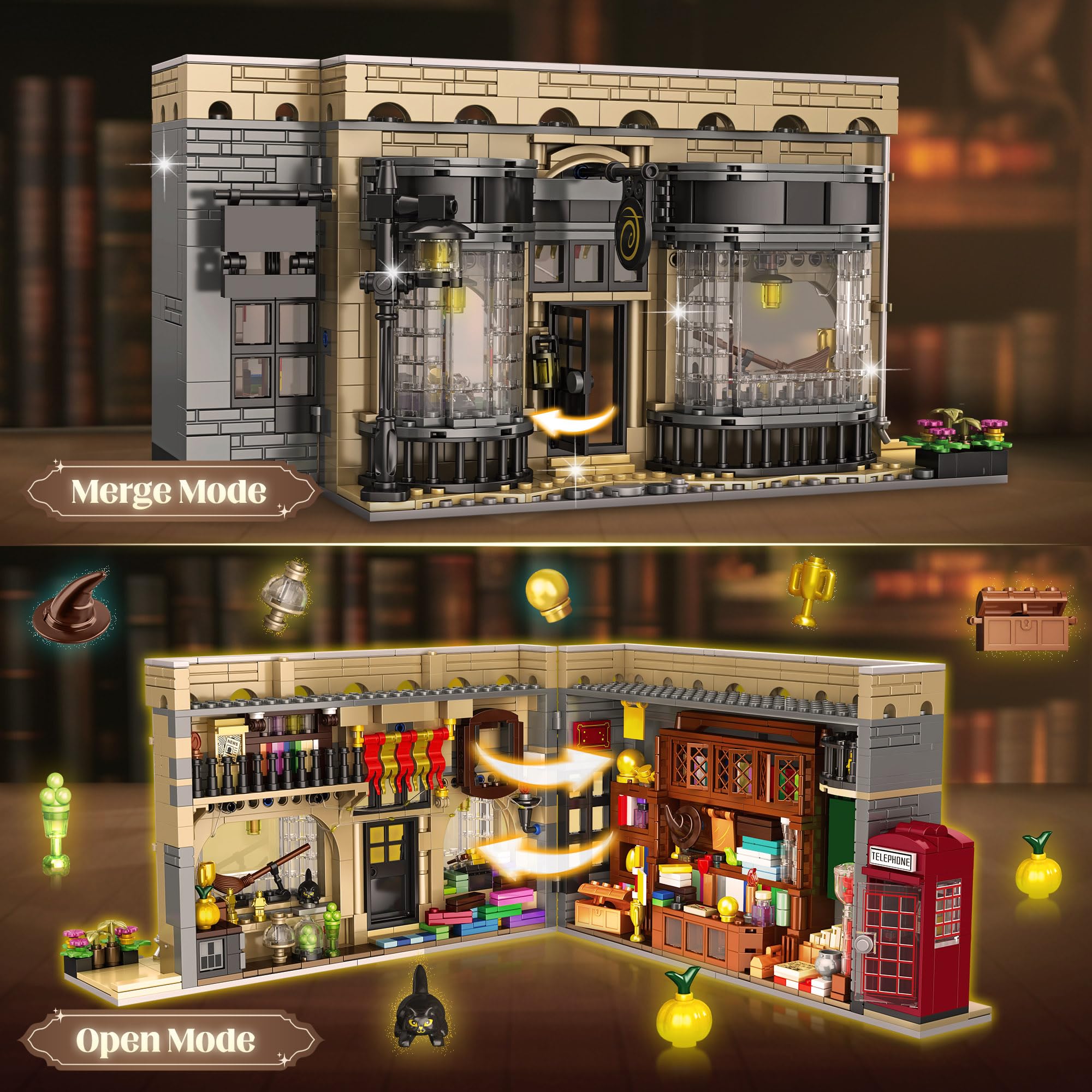 Bloques de Construcción de Magic Diagon Alley, Set de - Imagen 3