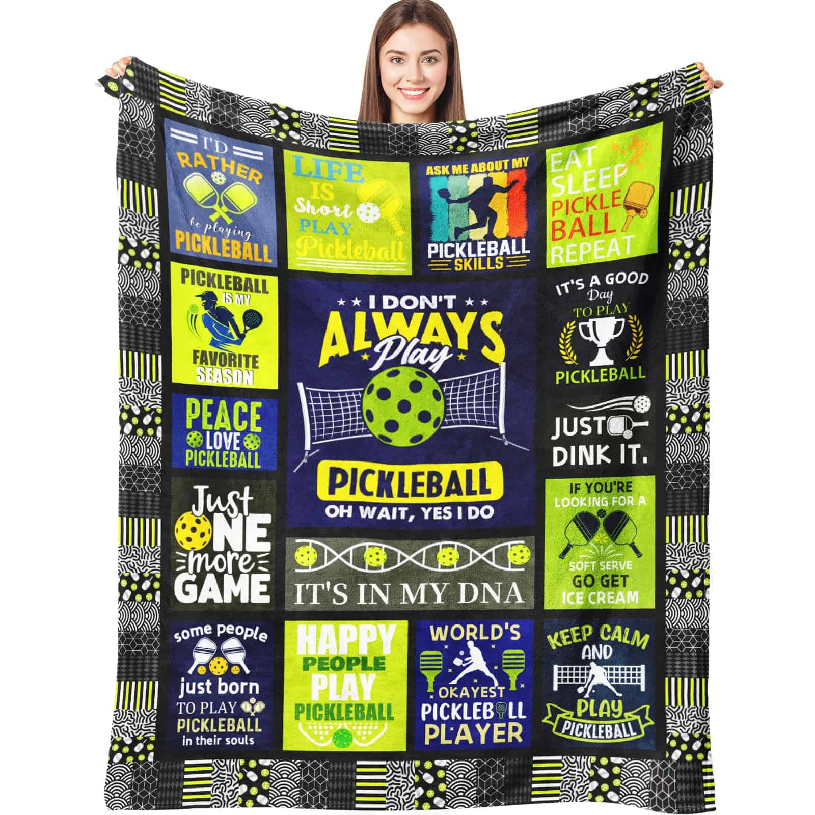 Manta de Pickleball CieCeaCia - Regalos para Mujeres y