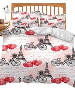 Juego de Edredón con Temática de la Torre Eiffel Juego de