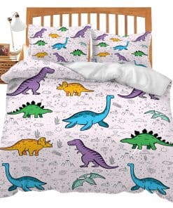 Juego de Funda Nórdica con Temática de Dinosaurios, Set de