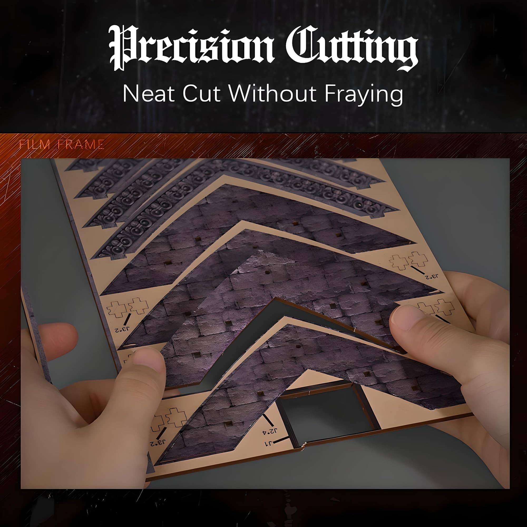 MUSEGDN Kit de Mini Libro en Miniatura con Luces LED, - Imagen 6