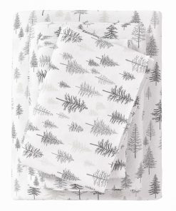 Juego de sábanas de franela tamaño Twin - -Gris