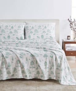 Juego de sábanas de franela tamaño Queen de Great Bay Home