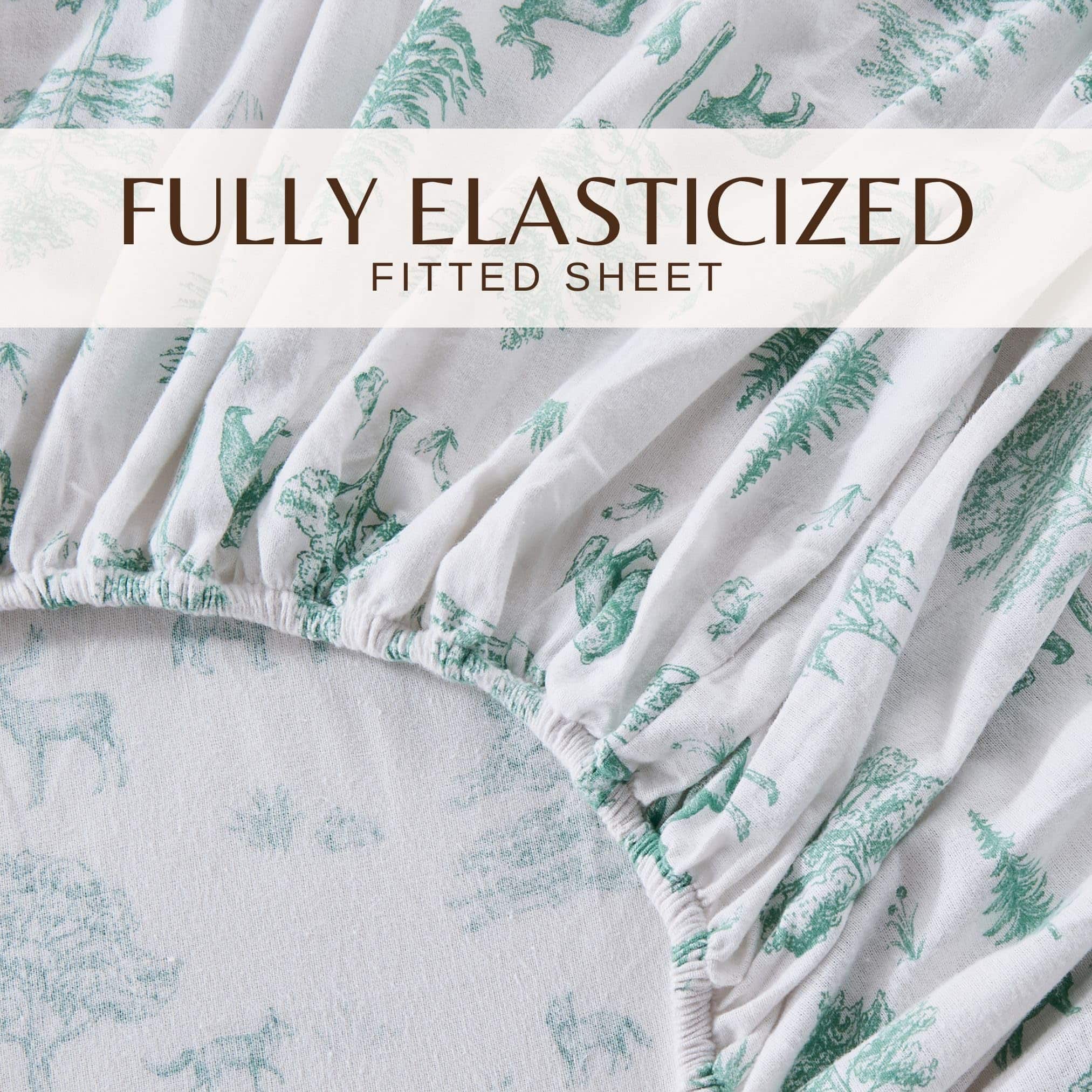 Juego de sábanas de franela tamaño Queen de Great Bay Home - Imagen 5