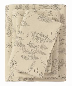 Juego de sábanas de franela Great Bay Home en tamaño Twin -