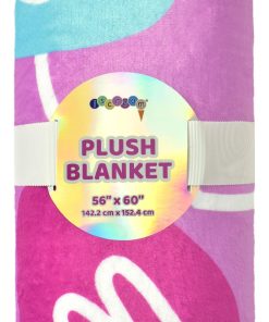 Manta de Felpa Estampada Holiday Brights de 56" x 60" de