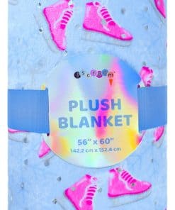 Manta de felpa estampada de 56" x 60" con diseño de