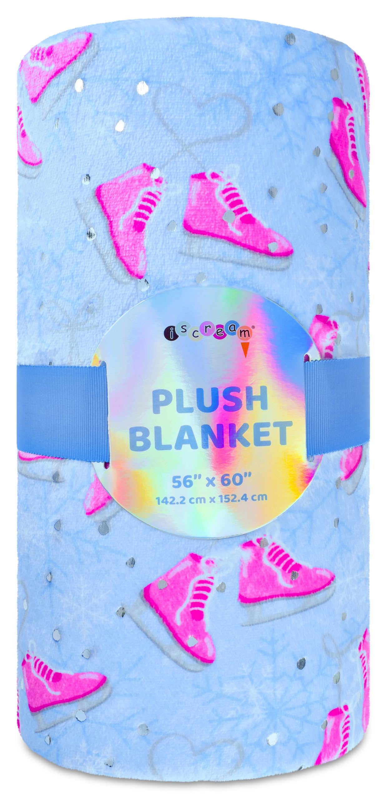 Manta de felpa estampada de 56" x 60" con diseño de