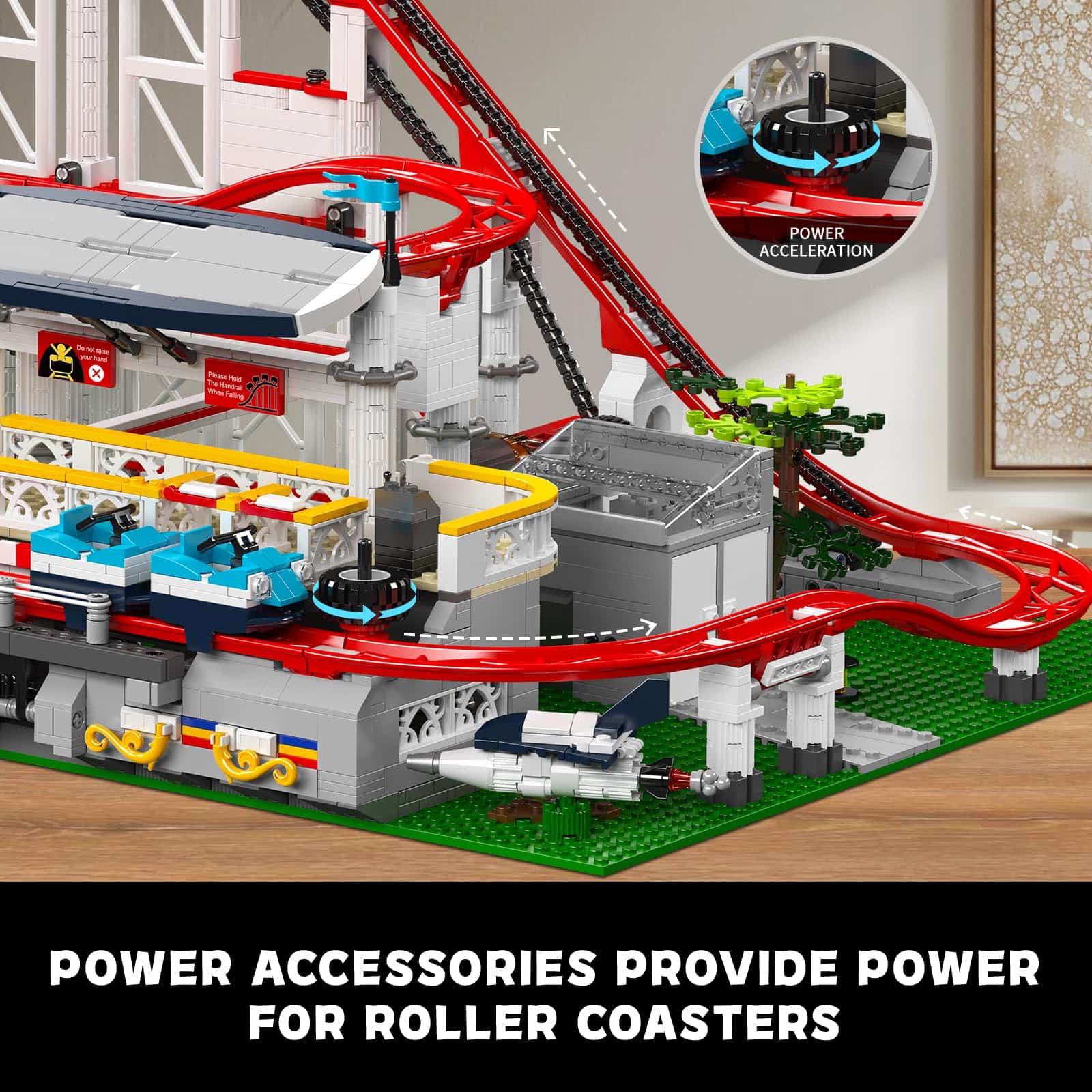 Set de Construcción de Montaña Rusa Mould King, Gran Parque - Imagen 6