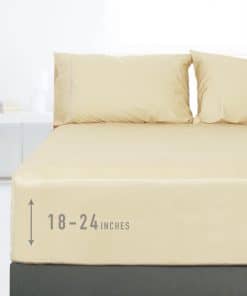 Juego de sábanas Extra Deep Pocket King con bolsillo