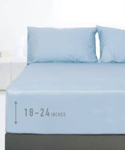 Juego de sábanas California King Extra Deep Pocket en Polvo