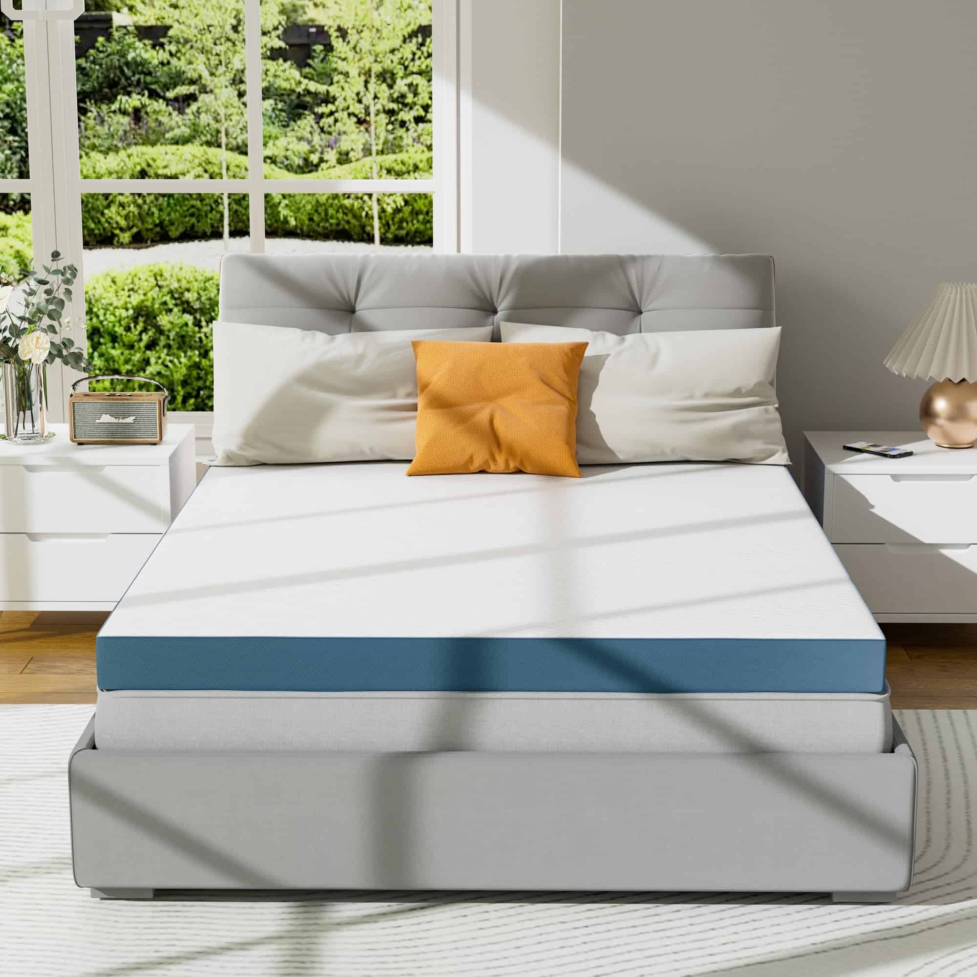 Colchoneta de 4 Pulgadas para Colchón Twin XL, Colchoneta - Imagen 9