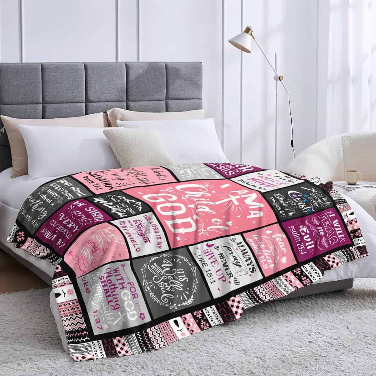 DNJHUY Regalos Cristianos para Mujeres Manta, Regalos - Imagen 7