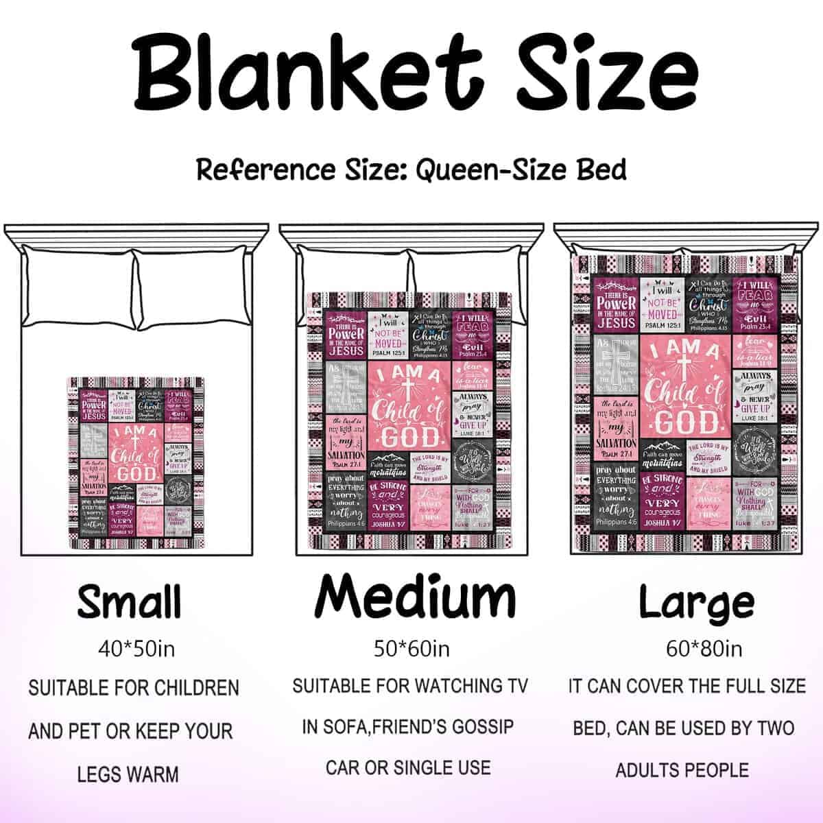 DNJHUY Regalos Cristianos para Mujeres Manta, Regalos - Imagen 8