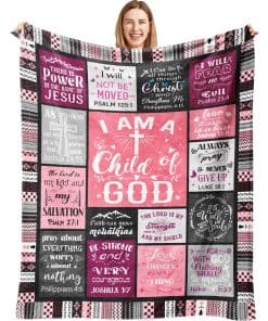 DNJHUY Regalos Cristianos para Mujeres Manta, Regalos