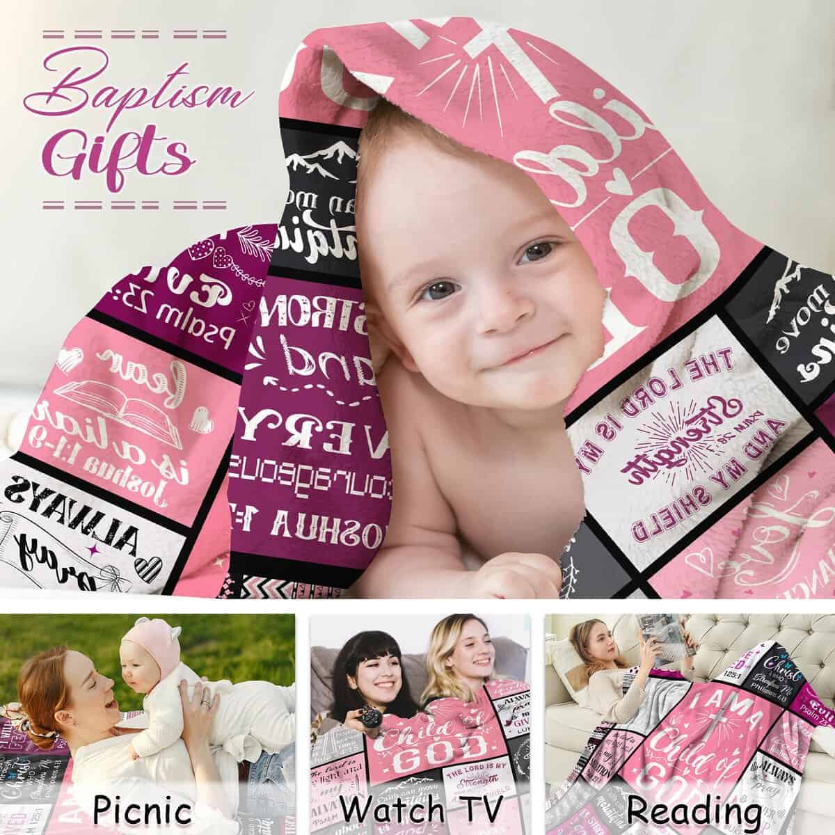 DNJHUY Regalos Cristianos para Mujeres Manta, Regalos - Imagen 5