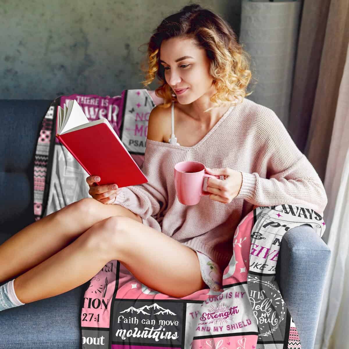 DNJHUY Regalos Cristianos para Mujeres Manta, Regalos - Imagen 4