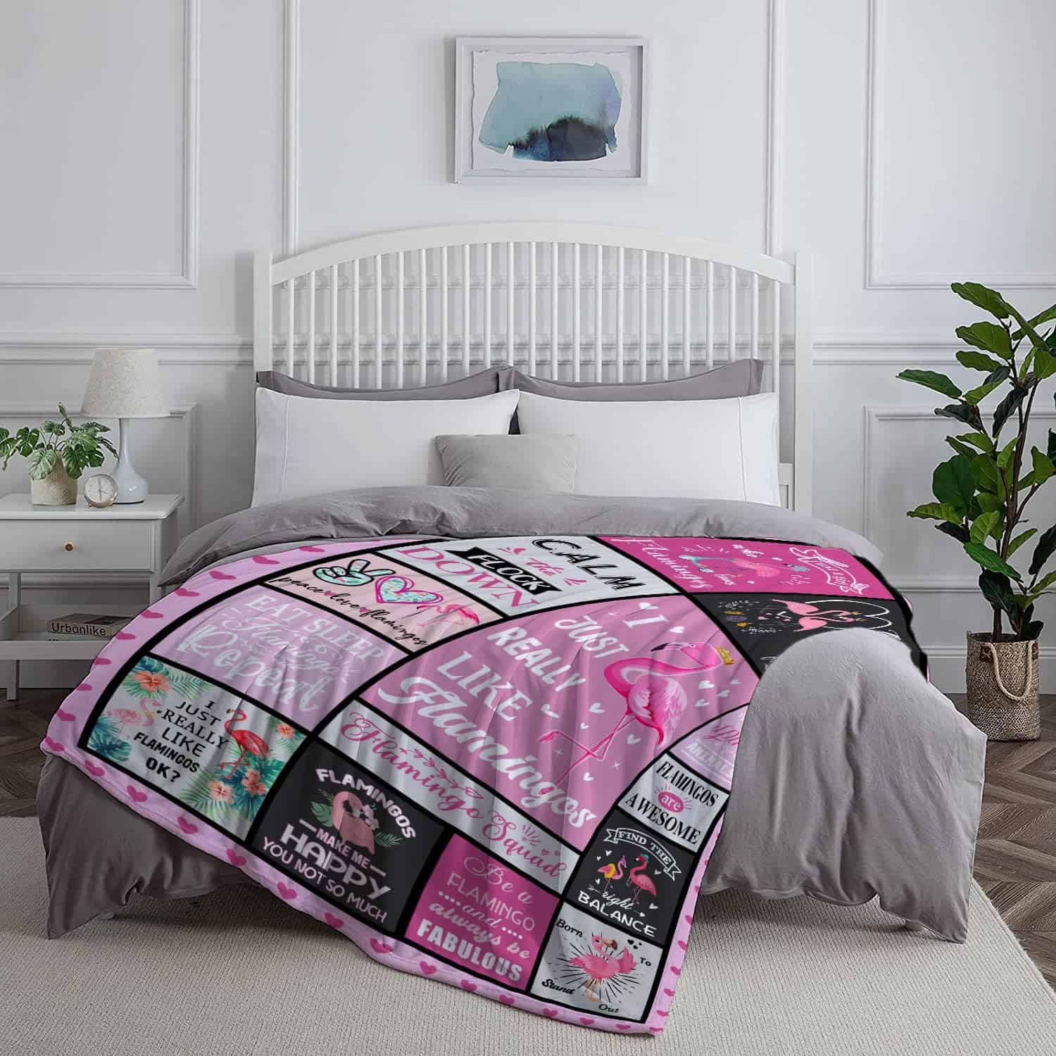 Mantas de regalo de flamencos para mujeres y niñas - Manta - Imagen 6