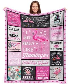 Mantas de regalo de flamencos para mujeres y niñas - Manta