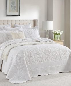 Colcha de Cama King Oversized 120"x120" - 100% Algodón con