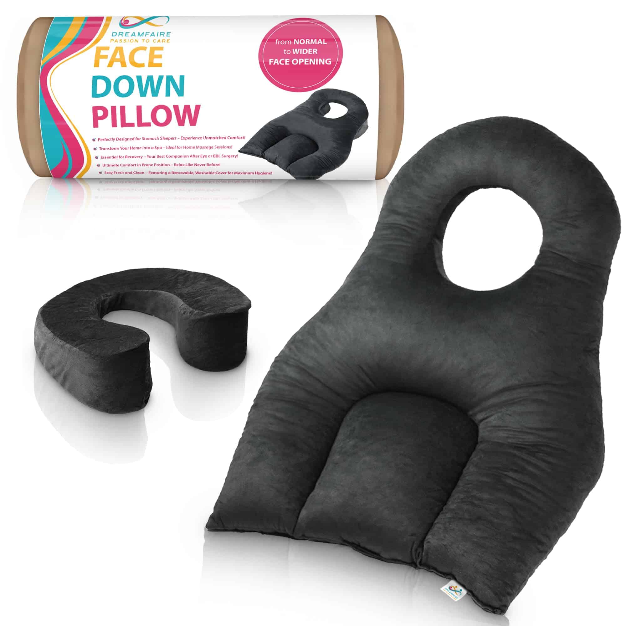 DreamFaire Almohada para Dormir Boca Abajo Mejorada -