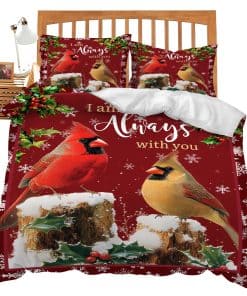 Juego de Ropa de Cama Cardenal Tamaño Gemelo Reina Rey Full