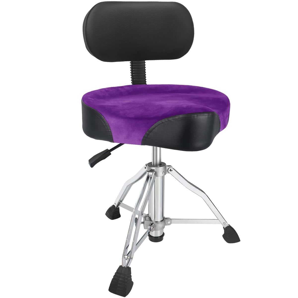 Banqueta de tambor AKOLT con respaldo, asiento de tambor