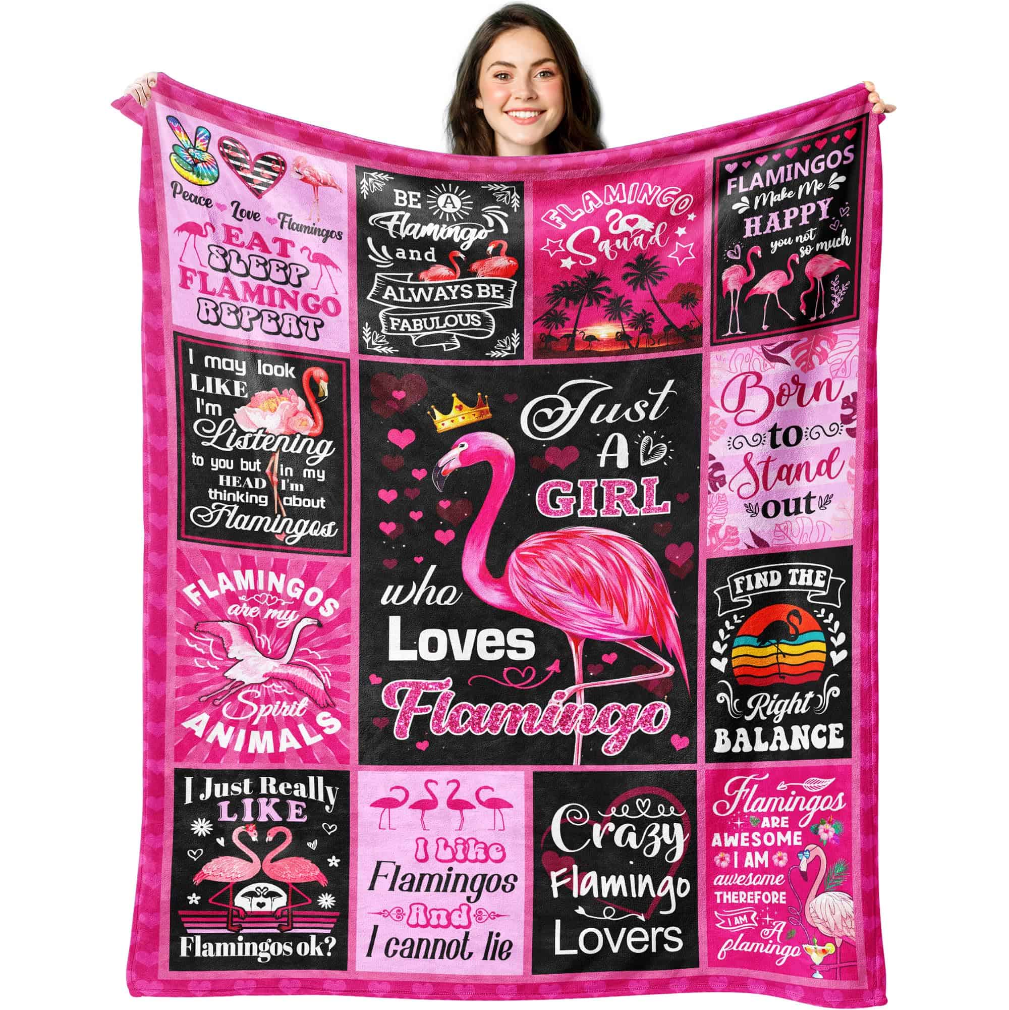 Manta de Flamingo CITYSONG para Mujeres y Niñas, Regalos de