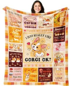 Manta CITYSONG de Corgi, Regalos de Corgi para Niñas y