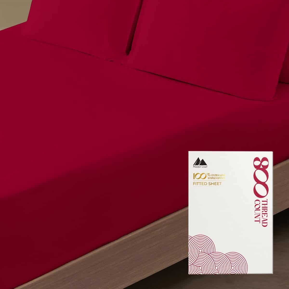 Sábana Ajustable de 100% Algodón Egipcio Full - 800 Hilos