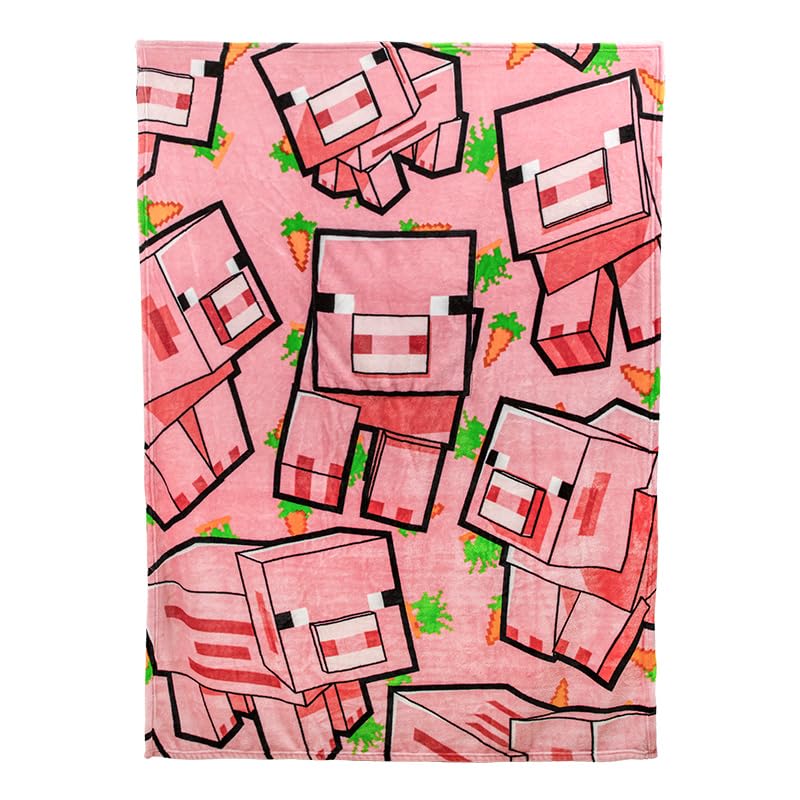 Almohada Manta 2 en 1 de Minecraft Pig - Oficialmente - Imagen 8