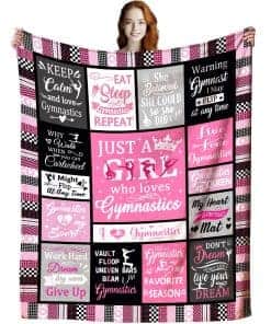 Manta de Gimnasia Regalos de Gimnasia para Niñas,