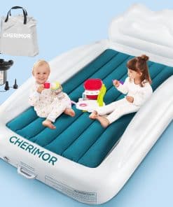 Colchón de Aire para Niños con Bomba Eléctrica, Cama de