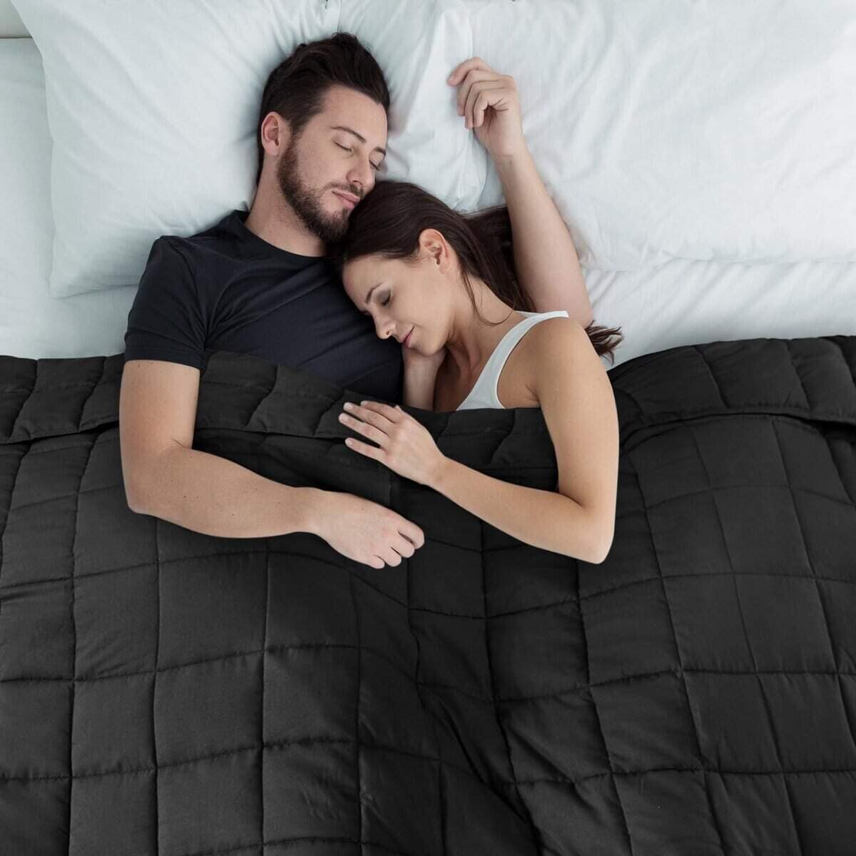 Manta Ponderada CYMULA para Adultos (25lbs 80"x87" Tamaño