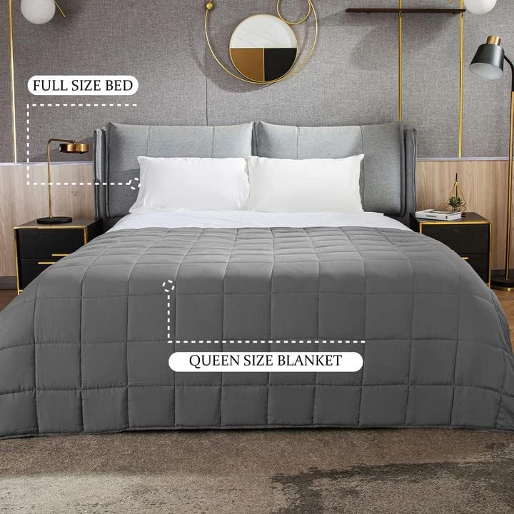 Manta ponderada CYMULA para adultos (25 libras 80"x87" - Imagen 3