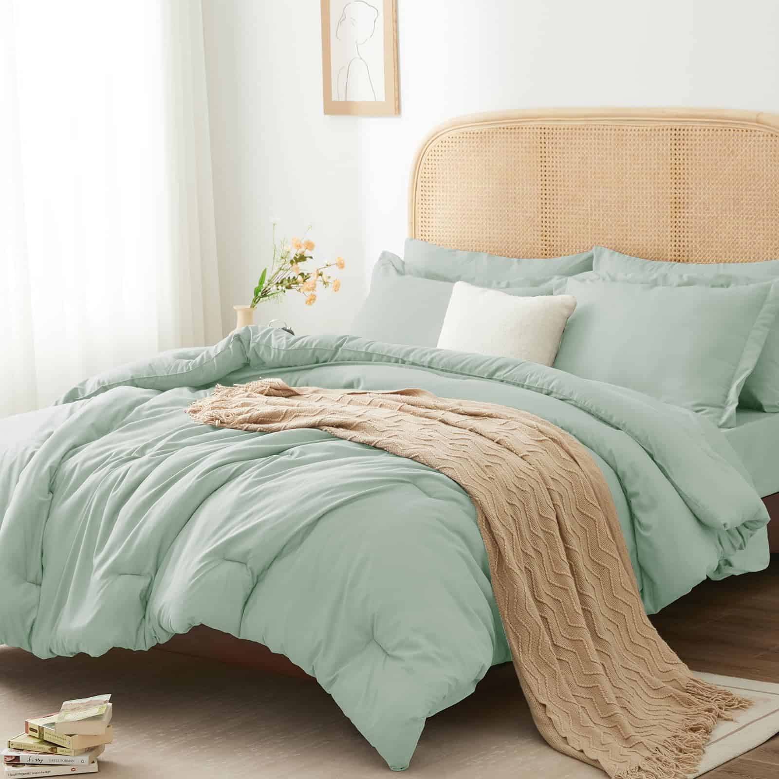 Juego de edredón HIMEET Queen (88"x88"), Juego de confort