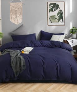 Juego de funda nórdica de microfibra Meifanti Queen Size de