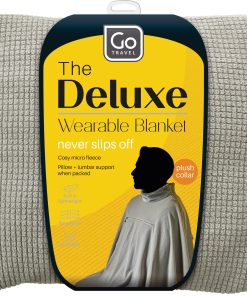 Manta portátil Deluxe Go Travel, acogedora manta de franela