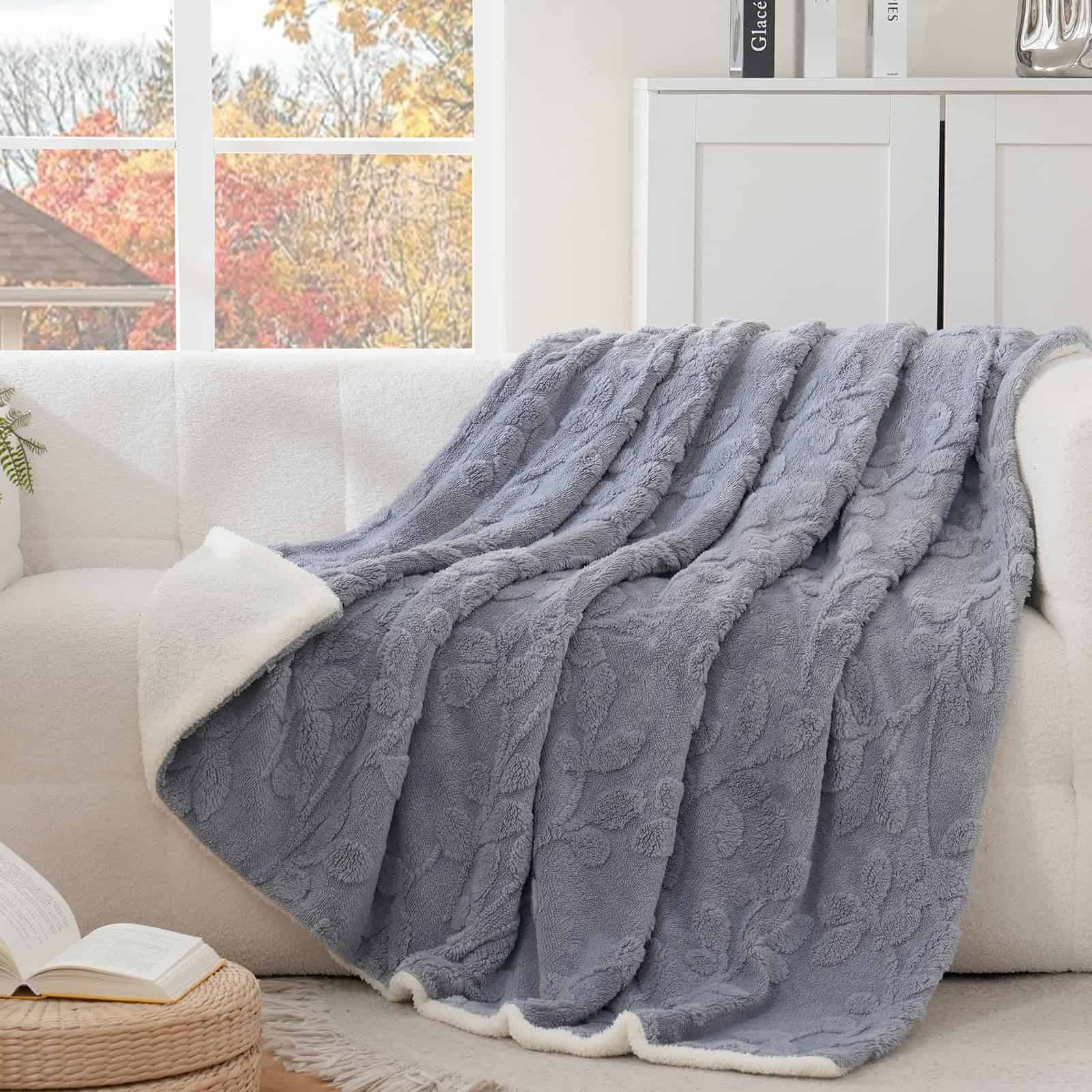 Manta Gracelife para Mujeres, Manta Sherpa para Sofá, Suave
