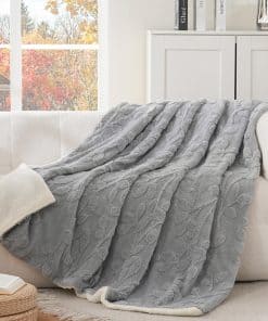 Manta Gracelife para Mujeres, Manta Sherpa para -Gris