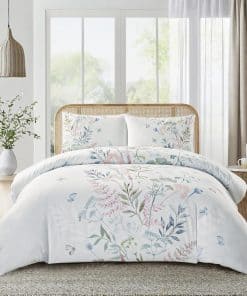 Juego de Funda Nórdica Queen Size-3 Piezas Diseño Floral