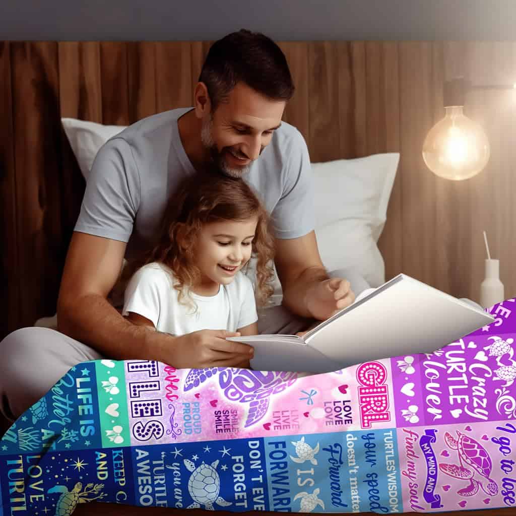 Manta de Tortuga Regalos de Tortuga para Mujeres Amantes de - Imagen 3