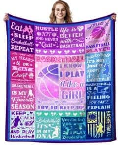 Manta de Baloncesto Regalos de Baloncesto para Niñas