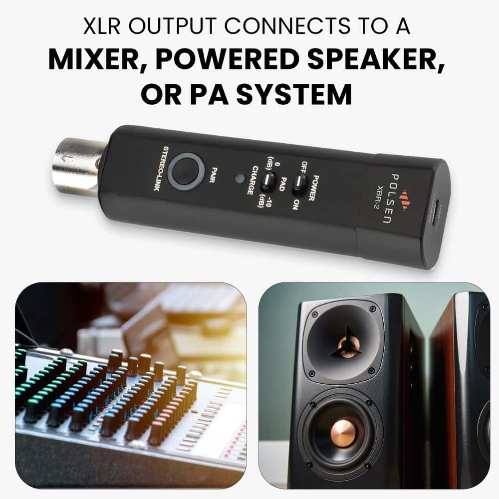 Receptor de Audio Bluetooth XLR POLSEN - Transmisión - Imagen 9
