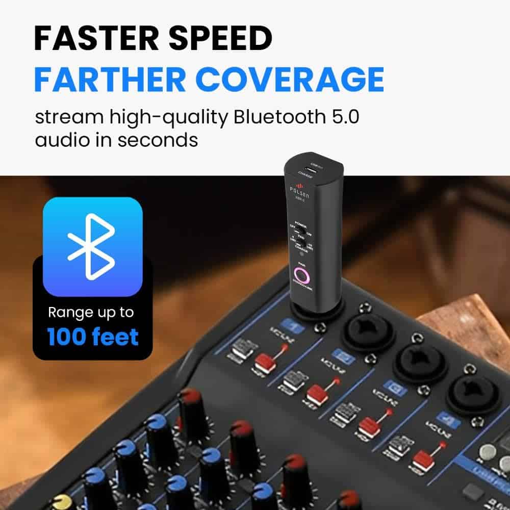Receptor de Audio Bluetooth XLR POLSEN - Transmisión - Imagen 8