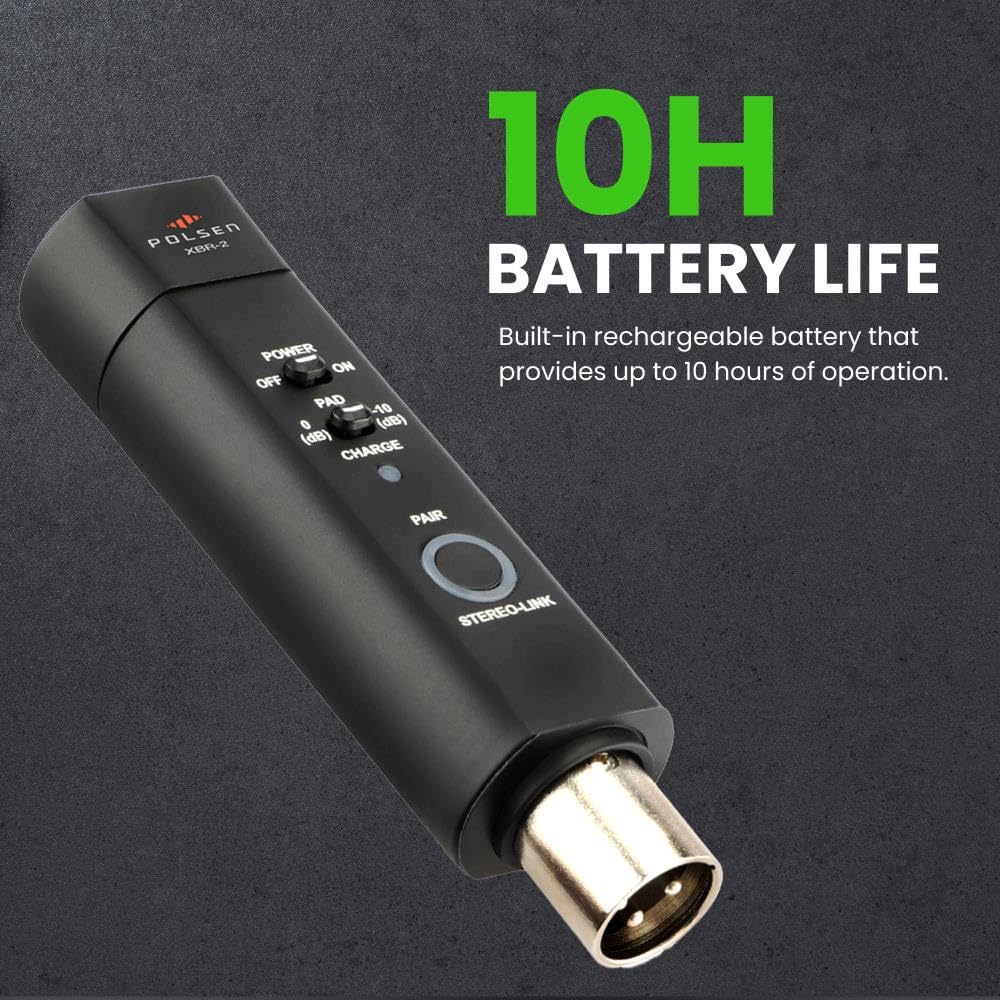 Receptor de Audio Bluetooth XLR POLSEN - Transmisión - Imagen 5