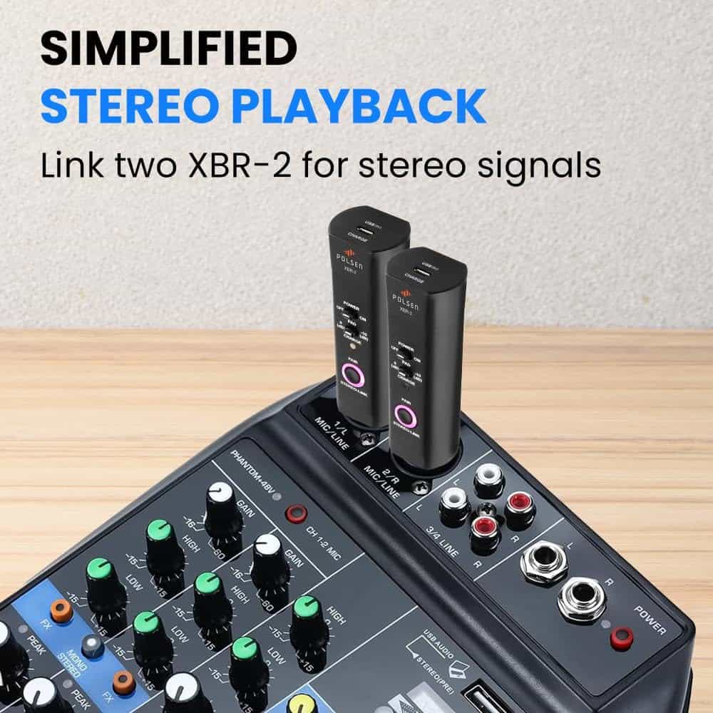 Receptor de Audio Bluetooth XLR POLSEN - Transmisión - Imagen 10
