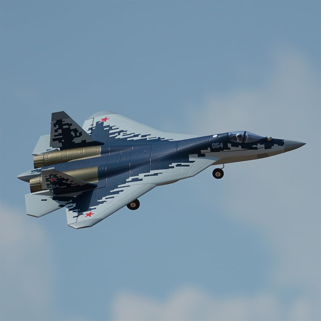 Avión RC de combate SU-57 Twin 40mm EDF PNP 4S XFLY-MODEL - Imagen 4