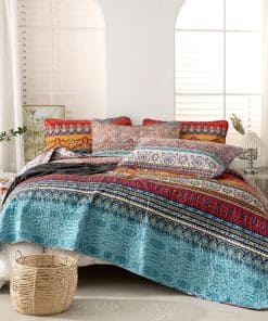 TISPLR Juego de Colcha Twin Bohemian 3 Piezas Suave